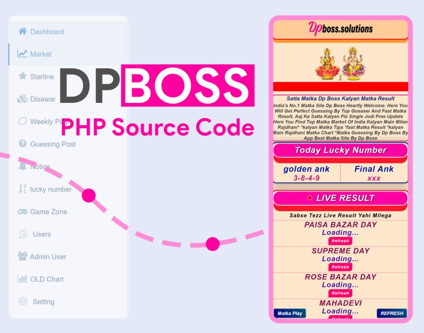 dpboss satta matka source code - Satta website source code
