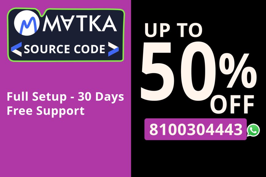 Matka App Source Code – Best Satta Matka Script with Full Installation Guide