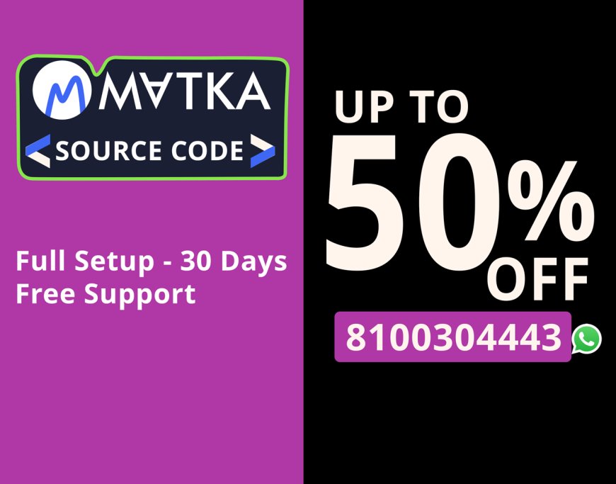 Matka App Source Code – Best Satta Matka Script with Full Installation Guide
